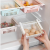 Refrigerator plastic storage basket food and beverage drawer storage box kitchen sundry storage basket