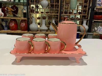 8 new water ware firing pot: firing cup coffee cup gift ware coffee set cup saucer cup