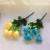 Manufacturers direct 5 first 6 flower wave rose imitation artificial flowers