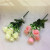 Manufacturers direct 5 first 6 flower wave rose imitation artificial flowers