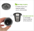 Single three-piece filter for Keurig My k-cup coffee maker