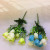 Manufacturers direct 5 head 7 flower crystal bracts simulation flowers artificial flowers