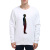 Circular neck ribbed gradient print hoodie popular in Europe and the United States printed jumper