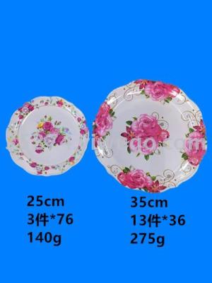 Miamine tableware Miamine plate imitation ceramic plate a large number of meissner plates in stock at a low price