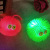 Luminescent ball bristly eye dense hair flash ball vent ball children's soft rubber toys wholesale