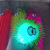 Cartoon big luminous hairy ball glows to vent hairy ball children's new strange electronic toy