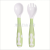 Baby learning to eat training spoon pp elbow rice spoon tilting head children fork can be bent bent