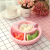 Baby water insulation bowl compartments lunch box children cutlery suction bowl anti-fall plastic bowl anti-slip suction bowl