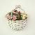 European-style tie yi rope plait simulation flower basket wall hanging flower basket hanging basket sitting room home decoration