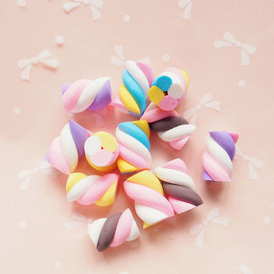 Environmental Protection Polymer Clay Stick Rainbow Cotton Candy DIY Cream Cell Phone Shell Accessories Hairware Material