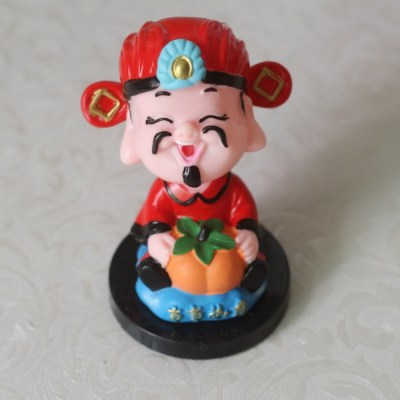 Creative get rich god shake head figurines car interior accessories car lining out plastic crafts