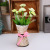 Bow tie slender waist wicker plait vase flower basket flower household decoration tabletop decoration manufacturers
