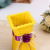 Cane top service up square expressions using creative plastic mini small basket of small flower to live in handicraft adornment to insert vase tabletop to place a flower implement