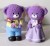 Creative hold flowers lavender bear piggy bank home decoration desktop display receive valentine's day gifts