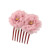 Korean edition flower flower hair act the role of japanese-style simulation tea flower seven teeth to insert comb European and American bride pan hair comb female