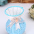 Fresh plastic flower basket mini rattan household white decorative vase mini flower display wholesale