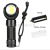 New LED flashlight with magnetic COB working lamp inspection lamp outdoor lighting flashlight
