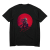 Hip hop scarlet moon print T-shirt round neck print T-shirt punk print T-shirt custom made
