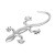 08 Car Pure Metal Solid Gecko Car Sticker High Quality Three-Dimensional Metal Gecko Car Sticker Thickened Extra Heavy