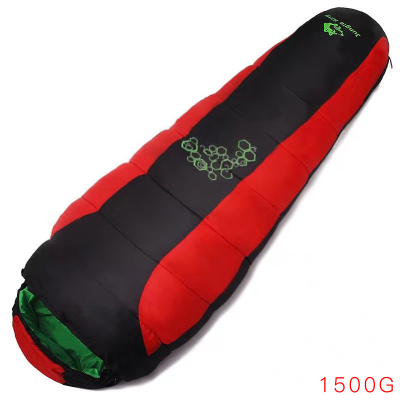 Sled dog four seasons mommy sleeping bag cotton sleeping bag waterproof camping bag outdoor hiking bag 1.5kg