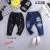 Boy jeans with fleece and thickening autumn and winter children's wear new trousers big children little boys