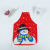New European and American Christmas Festive Apron Gloves Three-Piece Suit Cartoon Snowflake Apron Kitchen Supplies Wholesale