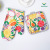 Tropical Fruit Microwave Oven Gloves Mat Two-Piece Set High Temperature Resistant Thermal Insulation Protective Gloves Kitchen Supplies Wholesale