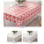 Christmas Holiday Printing PE Rectangular Table Cloth Festive Desk Coffee Table Cloth Waterproof and Oil-Proof Placemat Wholesale