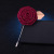 Korean broach of rose broach with thick cloth