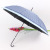 Women's Elegant Sunny Umbrella Classical Simple Flower New Flower Umbrella Straight Rod Leather Curved Handle Black Plastic Umbrella for Both Sunny and Rainy