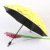 Uv Thick Four-Fold Black Plastic Umbrella Anti-Ddos Umbrella Fashion Creative New Pattern Hot Folding Umbrella