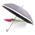 Women's Elegant Sunny Umbrella Classical Simple Flower New Flower Umbrella Straight Rod Leather Curved Handle Black Plastic Umbrella for Both Sunny and Rainy