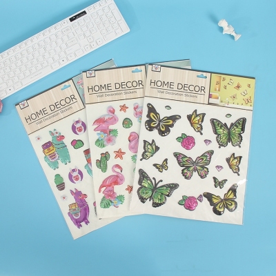Butterfly Stickers Customized Bubble Sticker Stickers Customized Factory Direct Sales Children Butterfly Stickers Kindergarten Reward Stickers