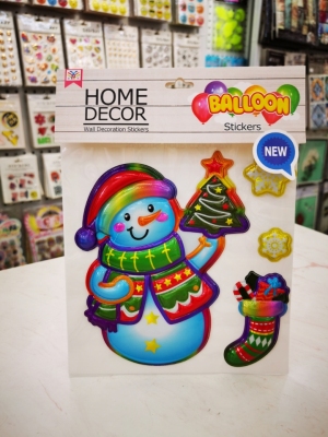 3D Children's Christmas DIY Three-Dimensional Decoration Wall Stickers