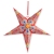 Laser Paper Hollow Christmas Five-Pointed Star Christmas Scene Decorations Lobby Decorations Colorful Folding XINGX 45#