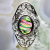 Rongyu 2021 New Popular Colorful Natural Abalone Shell Ring Female Fashion Exaggerated Creative Leaf Flower Ring