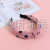 Multi-Color Dot Pattern Korean Style Sweet Hair Accessories Headdress Simple All-Match Middle Knot Wide Brim Hair Band Hairpin