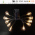 Acrylic kerosene lamp string indoor and outdoor transparent 10LED battery lamp string Christmas decoration