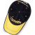 Spring new broken hole baseball cap man embroidery BAT patch sun hat lady outdoor sun hat