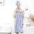 Floral serging bound bath dress pineapple checked bath towel can wear can wrap water absorption quickly dry bath cap