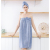 Natural color corduroy bound plain bath towel can wear can wrap water absorption quickly dry bath dress bath cap