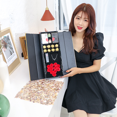 520 Creative Gift Valentine's Day Birthday Gift for Girlfriend Wife Angel Gift Box Rose Water One Piece Dropshipping