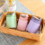 Square wheat straw press automatic transparent toothpick container European household furniture kitchen toothpick storage