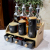 Ceramic box set mixing pepper salt salt salt bottle pot restaurant kitchen supplies matte black