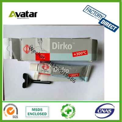 Dirko elring DAAOSI -50℃ -+300℃ grey RTV Silicone Gasket Marker for auto parts and valve