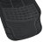 Car Universal Foot Pad PVC Car Floor Mat Anti-Dirty Non-Slip Foot Mat Four-Piece Black Car Supplies