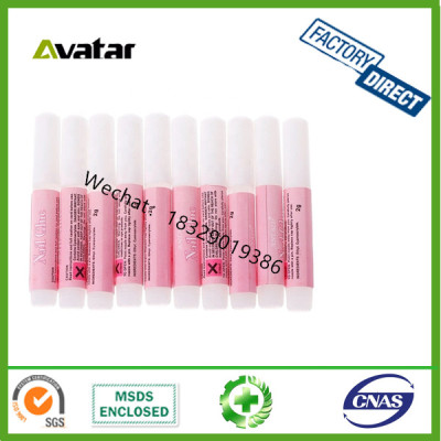 ANTALD ANTONIO Manufacturer wholesale Acrylic Fake Nails Glue 2G pink lable Nail Glue For Nails
