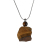 Irregular Shape Pendant Stone Oil Bottle Necklace For Essential Oil or Perfume