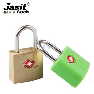 TSA customs lock key to open mini travel tie rod case brass padlock TSA389