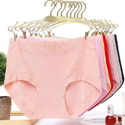 Sexy Mid Waist Jacquard Cotton Women's Thin Panties New Sweet Floral Cotton Breathable Briefs Underpants